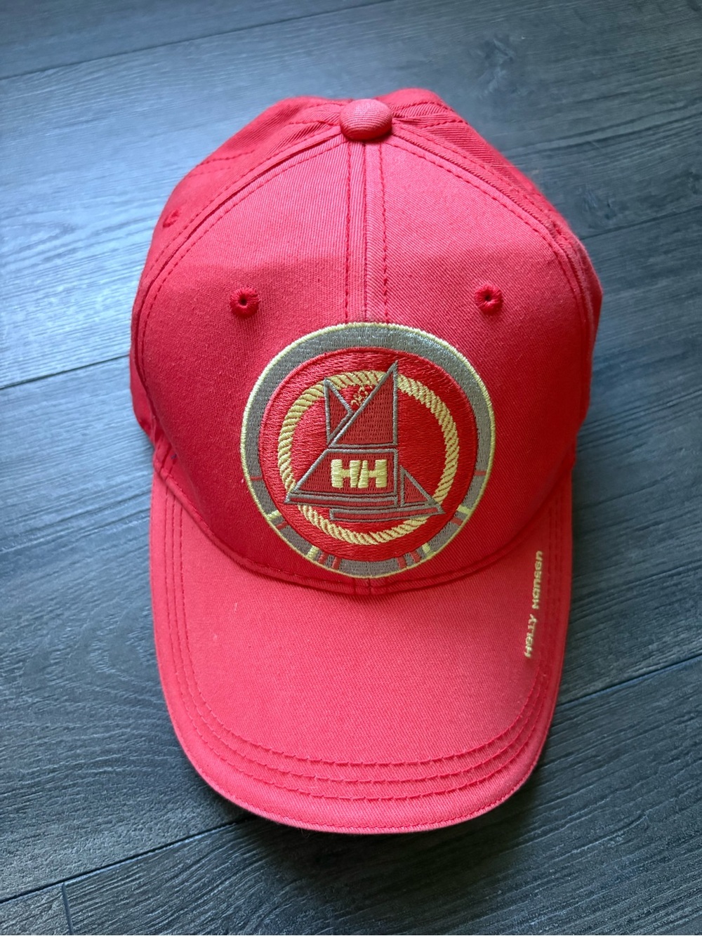 Helly Hansen Coral Nautical Baseball Cap Adjustable Strap Unisex Adult *READ